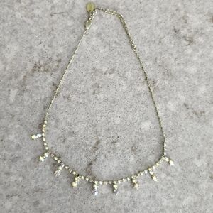 Claire's Gold Necklace with Iridescent Accents